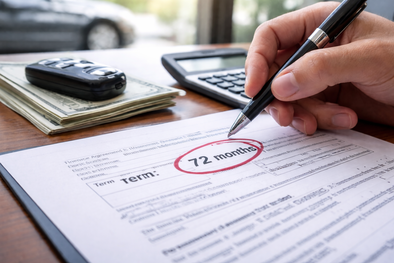 auto loan term different than agreed