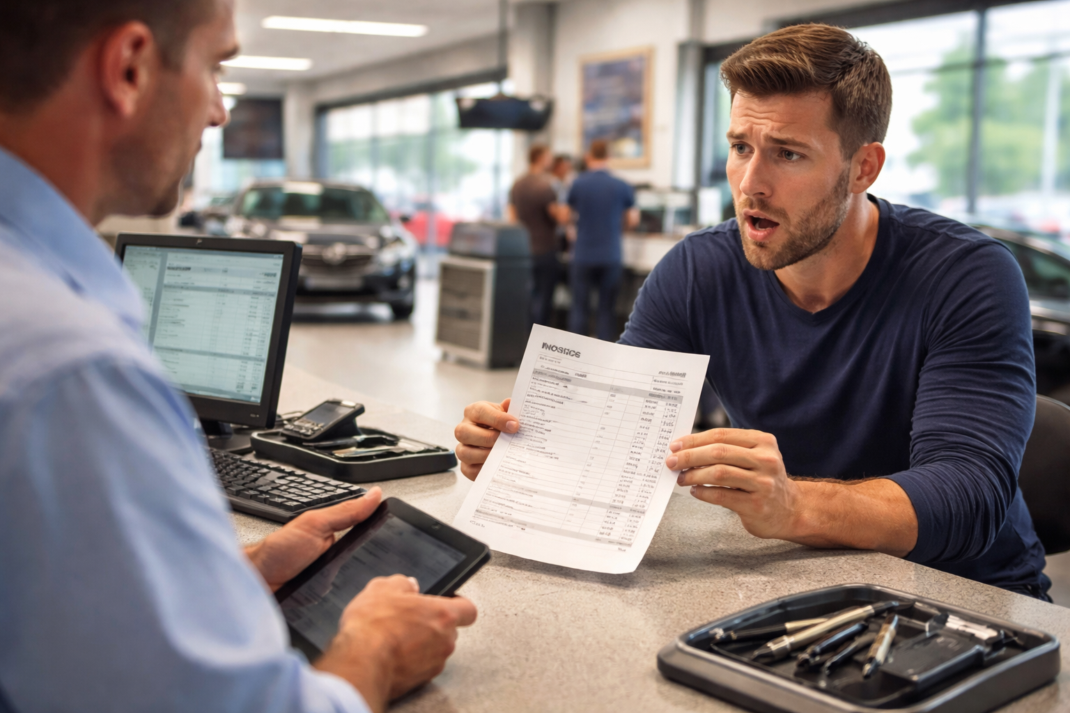 service estimate different from final bill