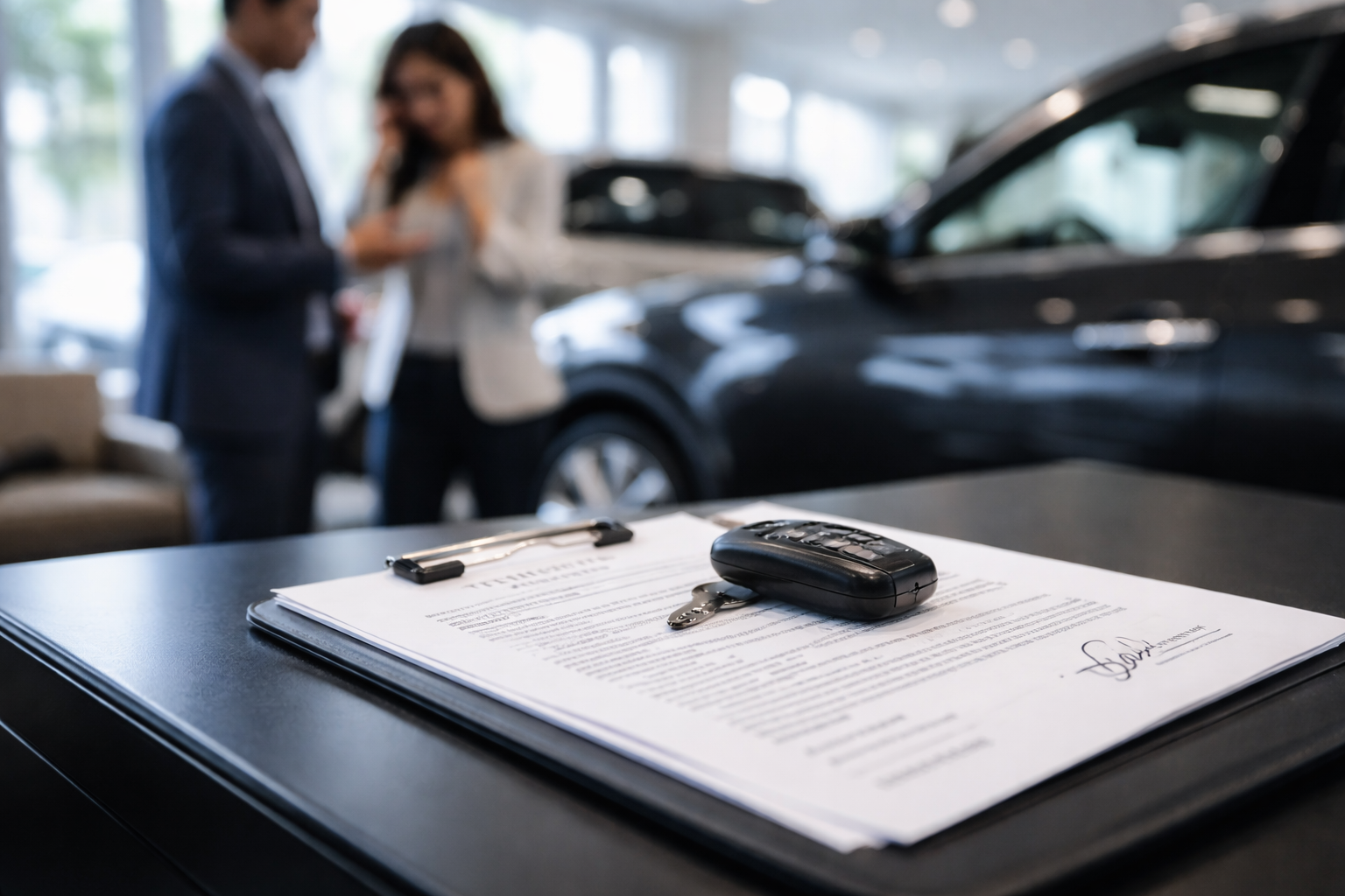 Car price changed after signing contract