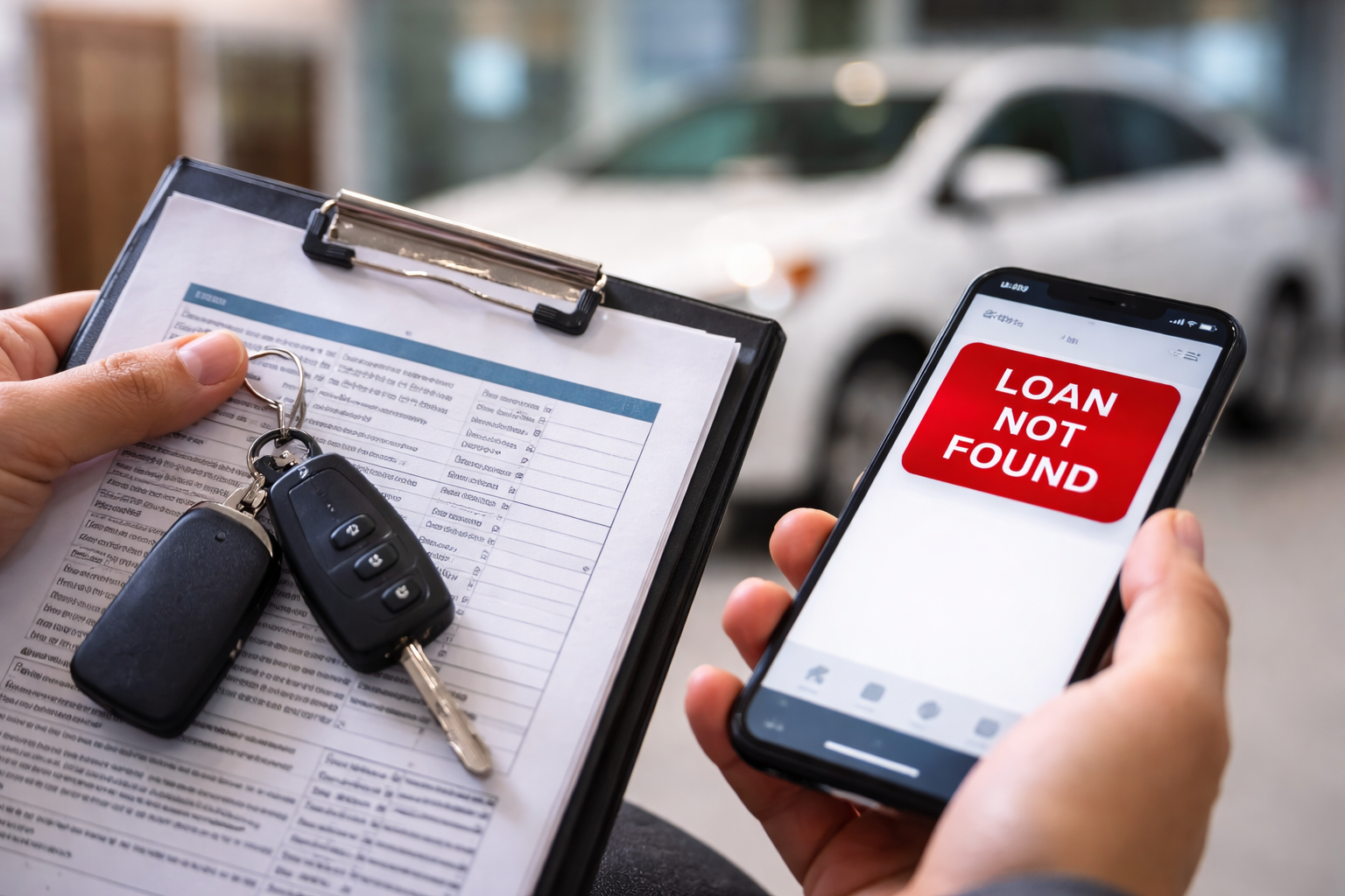 Dealer Says Loan Approved But Lender Has No Record