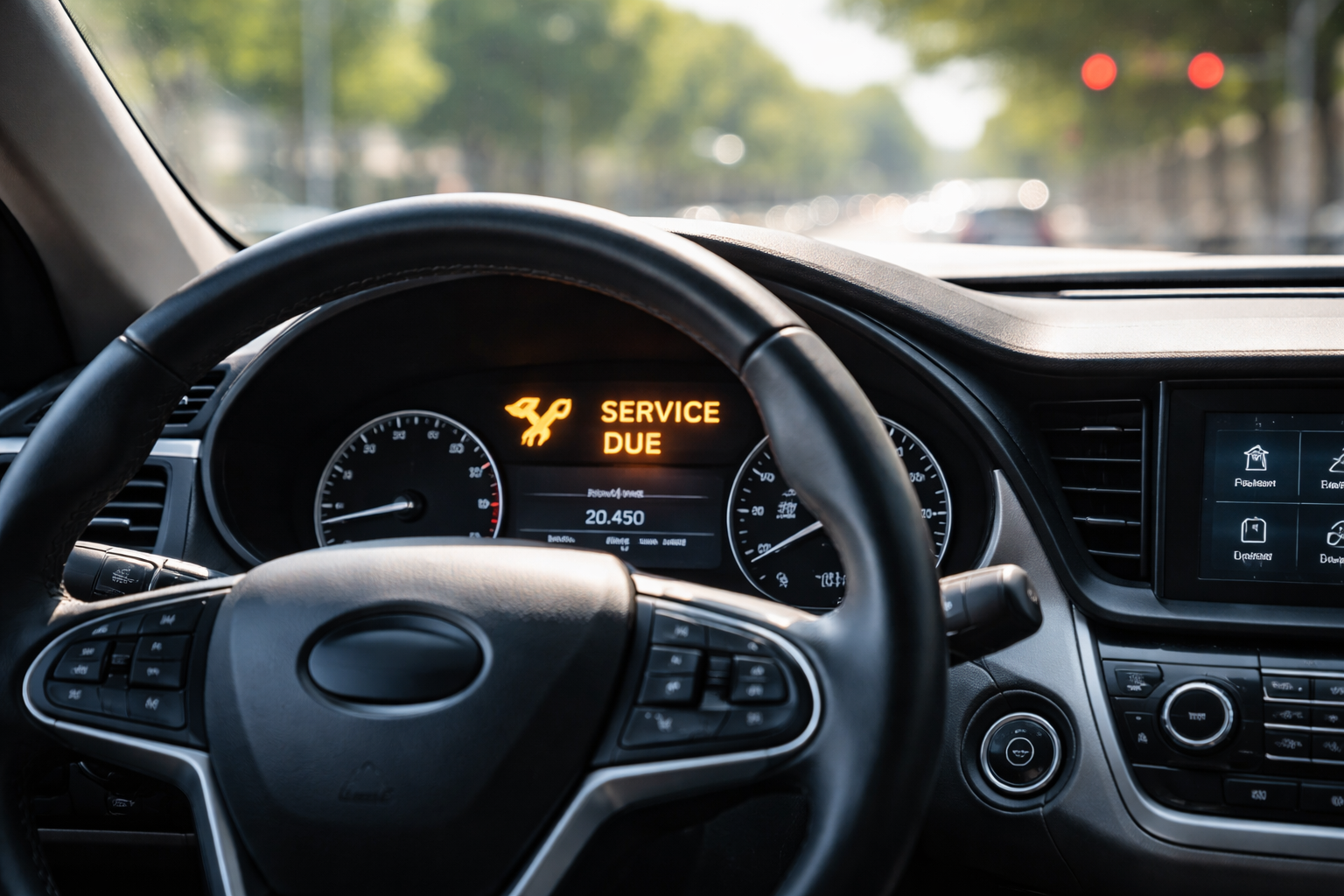 Dealer Failed to Reset Service Interval After Maintenance Causing Warning Light to Stay On